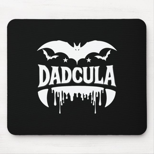 Dadcula Halloween Bat Vampire Fangs Flowing Effect Mouse Pad (Front)