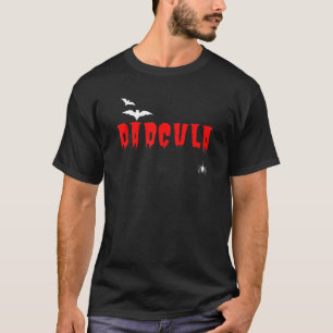 Dadcula Vampire Dad Dracula Easy Halloween Costume T-Shirt