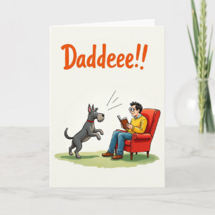 Dadddeee Fun Fathers Day Card