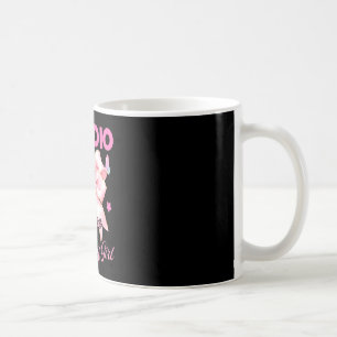 Daddio birthday girl matching coquette pink bow coffee mug
