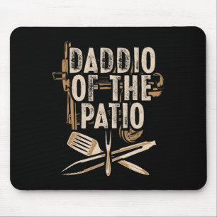 Daddio Of The Patio Dad Bbq Grilling Smoking Meat  Mouse Pad