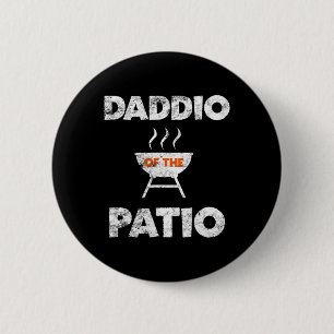 Daddio Of The Patio Grill Daddy Bbq Grilling July 6 Cm Round Badge