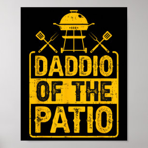 Daddio Of The Patio Grilling Bbq Dad 1 Poster