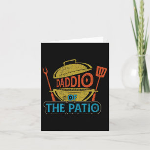 Daddio Of The Patio Vintage Bbq Grill Rbecue Fathe Card