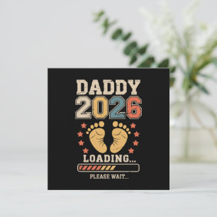 Daddy 2026 Loading Baby Announcement Expecting Dad