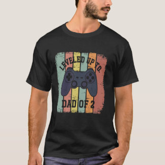 Daddy Again Pregnancy Announcement, Levelled Up To T-Shirt