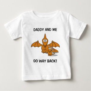 Daddy and Baby Pterodactyl Baby T-Shirt