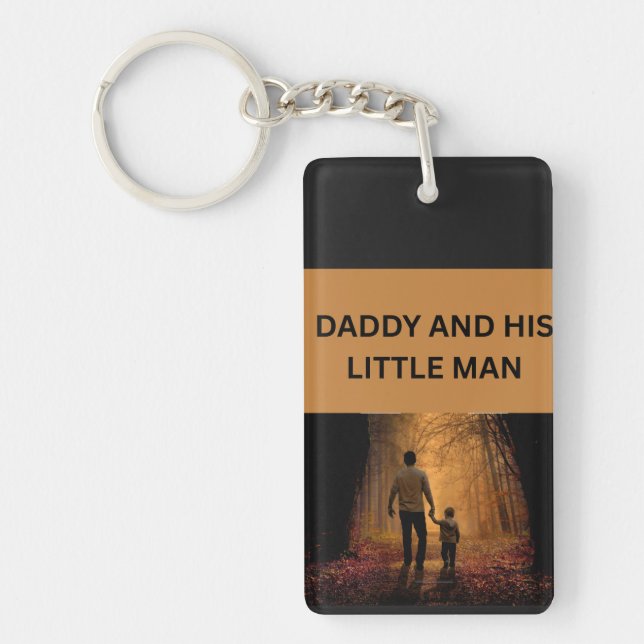 DADDY AND HIS LITTLE MAN KEY RING (Front)