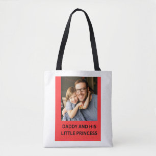 DADDY AND HIS LITTLE PRINCESS TOTE BAG