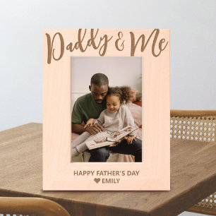 Daddy and Me Personalised Father's Day Etched Frames
