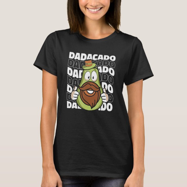 Daddy Avocado Father - Papa Dad T-Shirt (Front)
