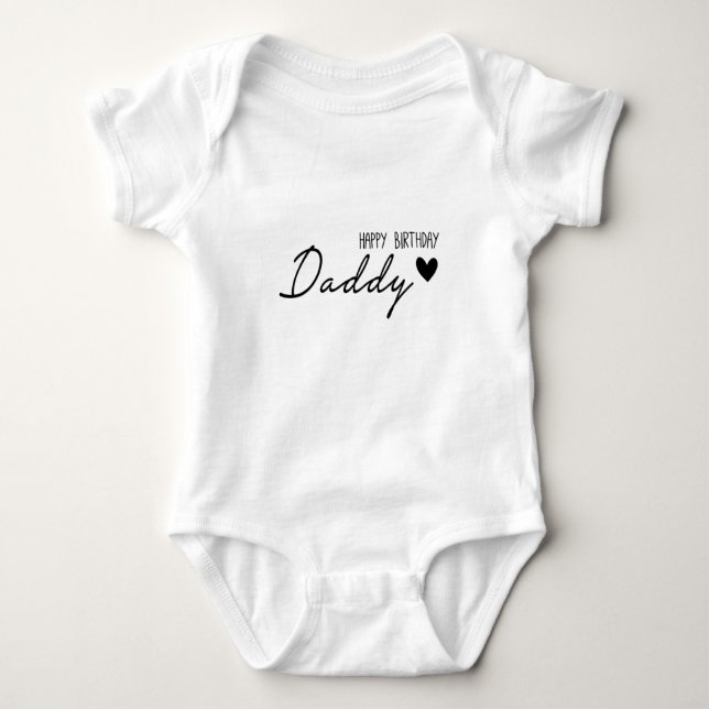 Daddy Baby Bodysuit (Front)