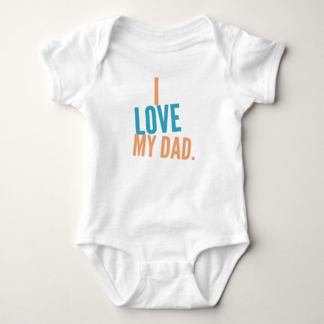 Daddy - Baby Jersey Bodysuit (Front)
