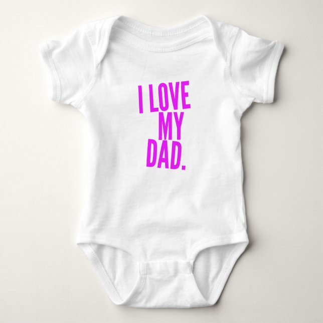 Daddy - Baby Jersey Bodysuit (Front)