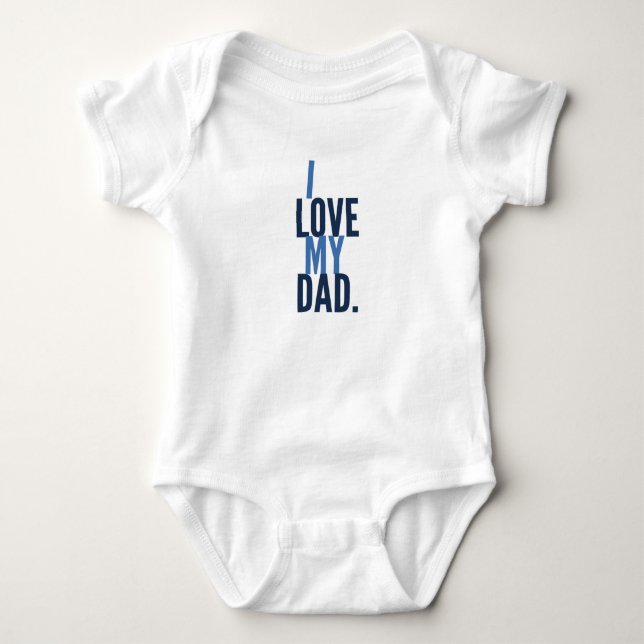 Daddy - Baby Jersey Bodysuit (Front)
