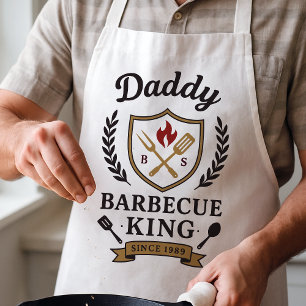 Daddy — Barbecue King Personalized BBQ Apron