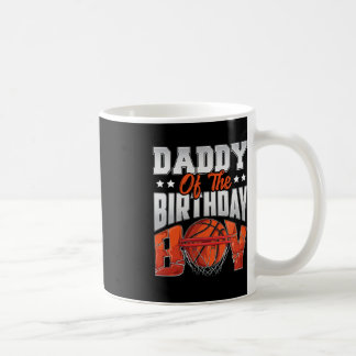 Daddy basketball birthday Boy Family Baller b-day  Coffee Mug