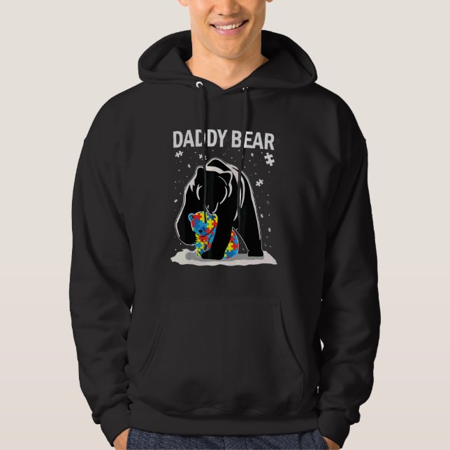 Daddy Bear Autism Awareness Happy Mother S Day Hoodie (Front)