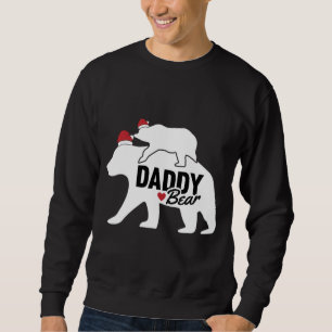 Daddy Bear Christmas Cute X-Mas Dad Son Daughter M Sweatshirt