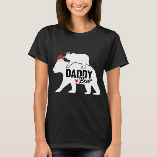 Daddy Bear Christmas Cute X-Mas Dad Son Daughter M T-Shirt