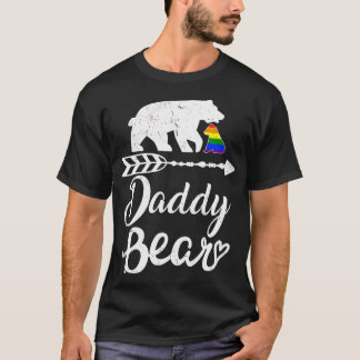 Daddy Bear LGB  Rainbow Pride Gay Lesbian  T-Shirt