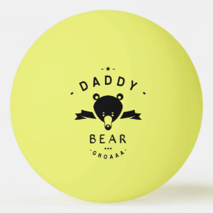 Daddy bear ping pong ball