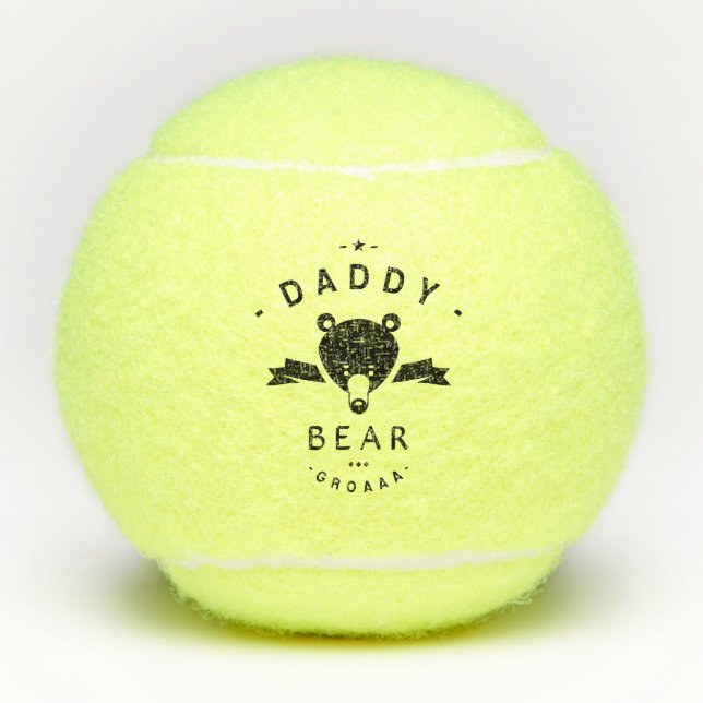 Daddy bear tennis balls (Front)