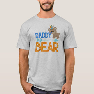 Daddy Bear Wild One Woodland Birthday T-Shirt