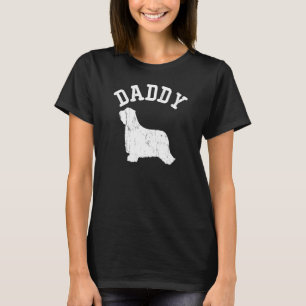 Daddy Bearded Collie Vintage Ideas For Dad T-Shirt