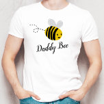 Daddy Bee T-Shirt<br><div class="desc">Part of the sweet little baby bee collection this t-shirt is perfect for the daddy of the hive. Matching baby bee and mummy bee t-shirts can be found in the collection along with other items such as baby shower invitations,  stickers and more.</div>