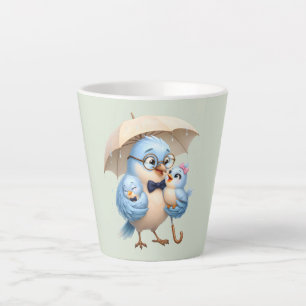 Daddy Bird Family Latte Mug