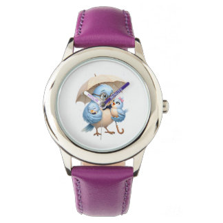Daddy Bird Timepiece Family Artwork Watch