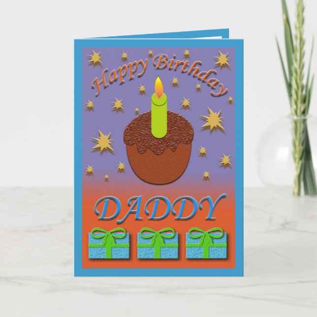 Daddy birthday card (Front)