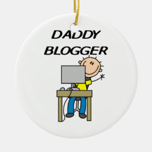 Daddy Blogger Ceramic Tree Decoration