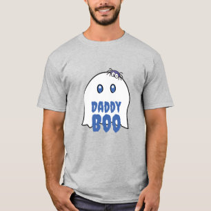 Daddy Boo Funny Halloween Ghost Spider Family  T-Shirt