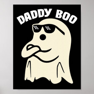 Daddy Boo Halloween Family Matching Costume Ghost Poster