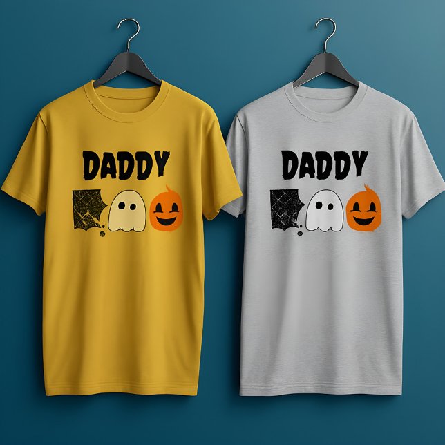 Daddy Boo Orange Black Halloween Family Matching  T-Shirt (Creator Uploaded)