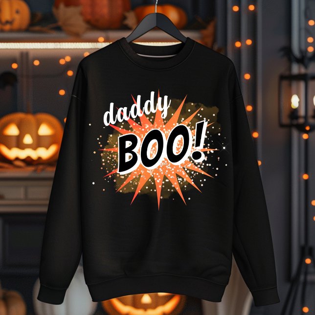 Daddy Boo | Orange Halloween Sweatshirt (Creator Uploaded)