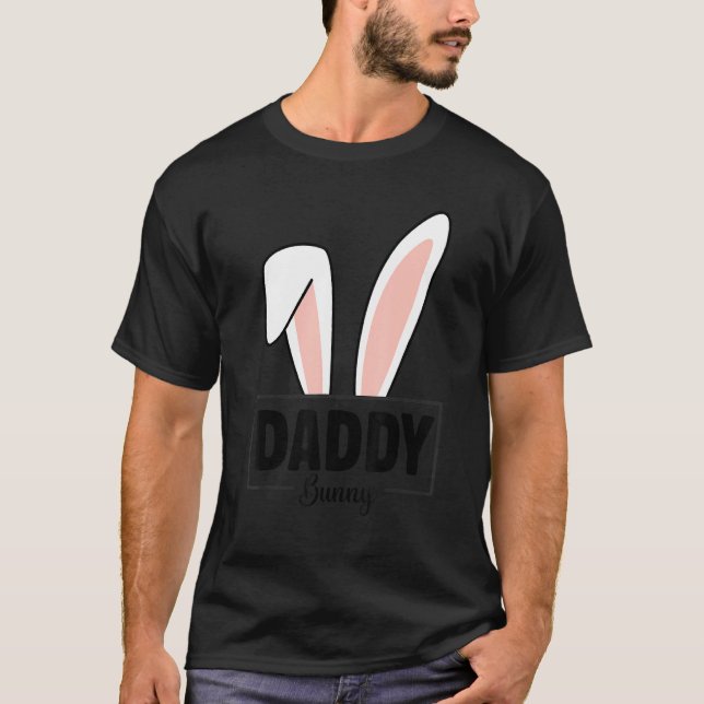 Daddy Bunny  Cute Matching Family Easter T-Shirt (Front)