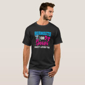 Daddy Burnouts Or Bows Gender Reveal Baby Party An T-Shirt (Front Full)