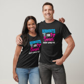Daddy Burnouts Or Bows Gender Reveal Baby Party An T-Shirt (Unisex)