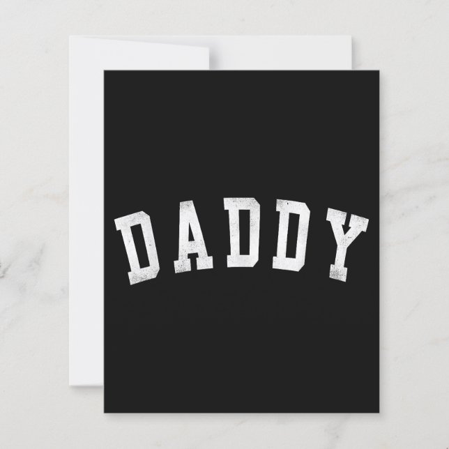 Daddy - Classic Bold Font Father's Day Daddy (Front)