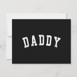 Daddy - Classic Bold Font Father's Day Daddy Postcard