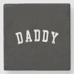 Daddy - Classic Bold Font Father's Day Daddy Stone Coaster