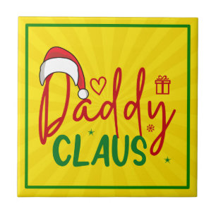 Daddy Claus Christmas Design-60094 Ceramic Tile