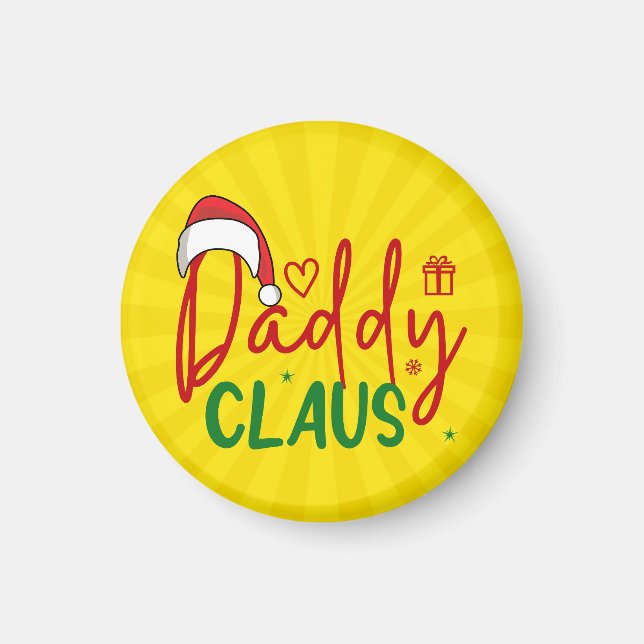 Daddy Claus Christmas Design-60094 Magnet (Front)