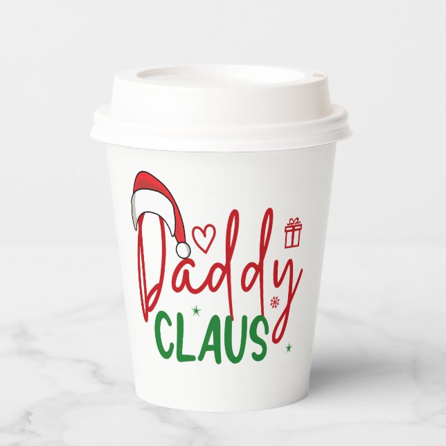 Daddy Claus Christmas Design-60094 Paper Cups (Front)