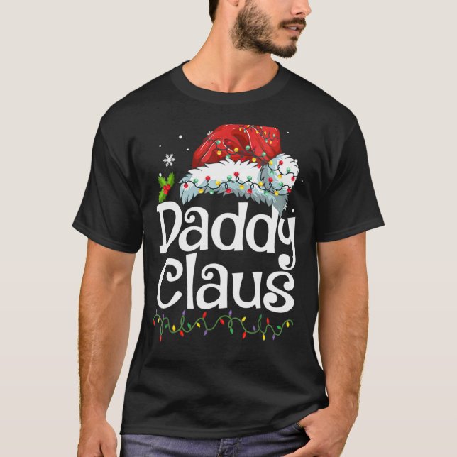 Daddy Claus Christmas Family Matching Pyjamas Xmas T-Shirt (Front)