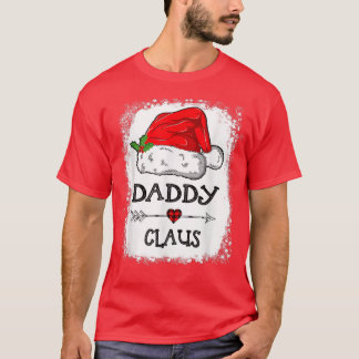 Daddy Claus Christmas Light Pajama Family Matching T-Shirt