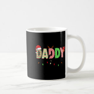 Daddy Claus Christmas Lights Santa Pajama Family M Coffee Mug